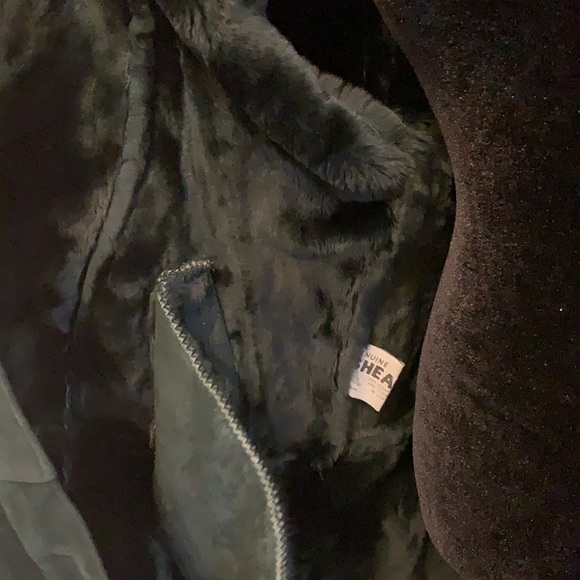 - Green Sheep Skin coat - - Picture 6 of 12